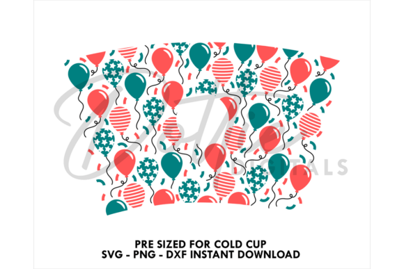 4th July Cold Cup SVG 24oz