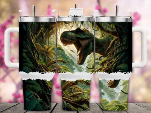 Angry T-Rex Jurassic 40oz Tumbler Wrap Review