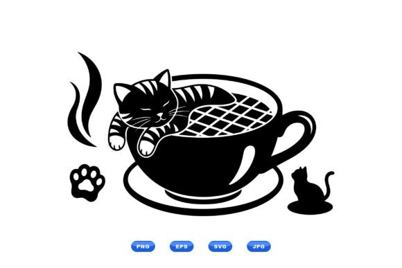 Cat in Coffee Cup SVG Review