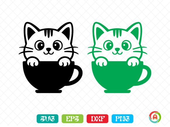 Cute Cat in Cup Embroidery Design Review