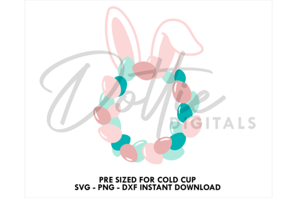 Easter Egg Cold Cup SVG 24oz