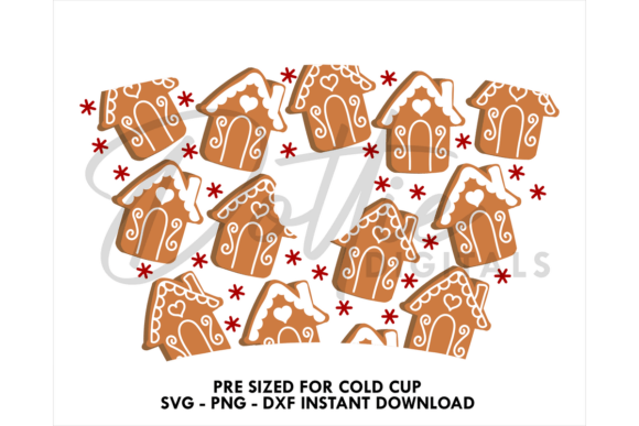 Gingerbread Houses Cold Cup SVG 24oz Review