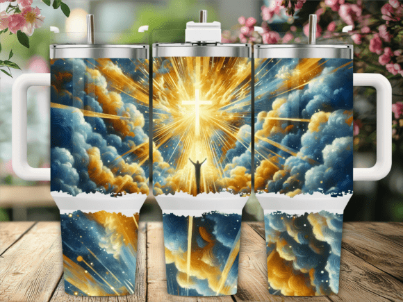 Heavenly Cross Clouds Tumbler Wrap Review