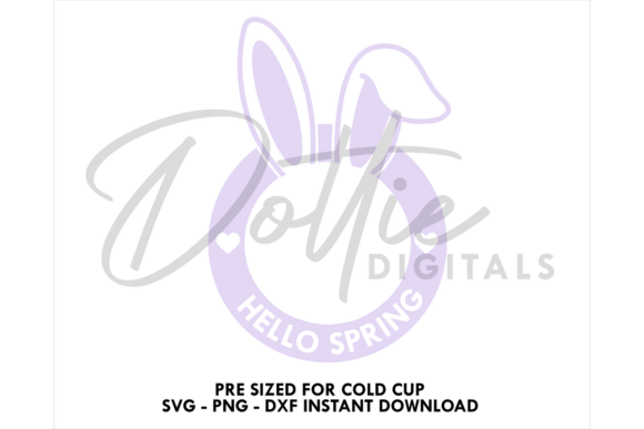 Hello Spring Cold Cup SVG 24oz
