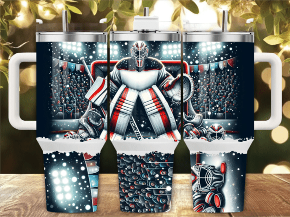 Ice Hockey Goalie Mask Tumbler Wrap Review
