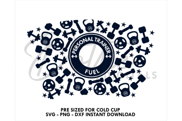 Personal Trainer Cold Cup SVG 24oz
