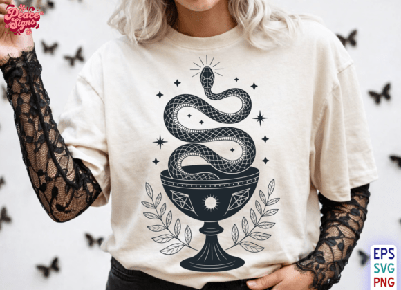 Serpentine Charm: Reviewing the Snake Potion Cup SVG