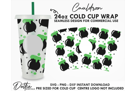 Witches Cauldron Cold Cup SVG 24oz Review